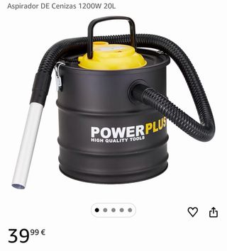 Aspirador de cenizas POWERPLUS