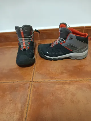 Botas de montaña niño/niña talla 38