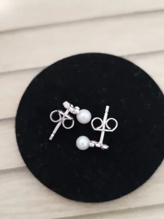 Pendientes osito Tous Niña Plata Perla