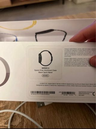 Apple Watch Series 4 Negro