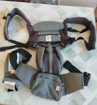 Mochila Ergobaby Omni 360 Cool Air Gris