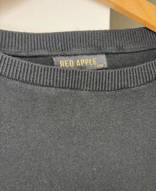 Maglione donna corto nero L/XL manica a pipistrelo