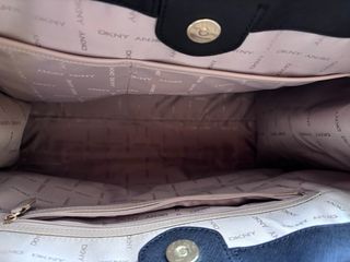 Bolso Grande DKNY Beige y Negro