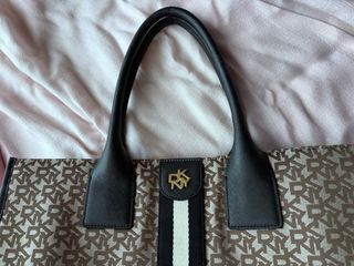 Bolso Grande DKNY Beige y Negro