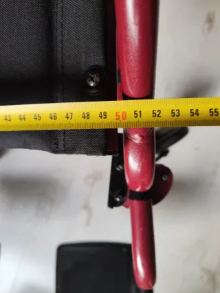 Silla de ruedas aluminio ligera plegable