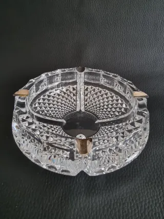 Juego mesa fumador cristal