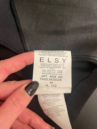 Giacca ELSY similpelle nera