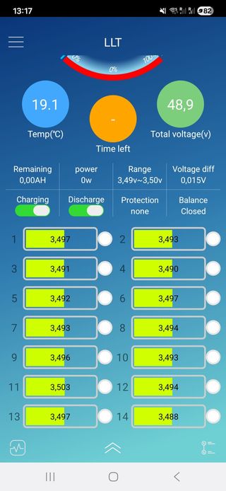 Batería Bajo Voltaje 48V 11.5kWh LiFePo4