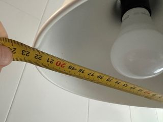 Lámpara Colgante Ikea Blanca y Dorada, 2 uds