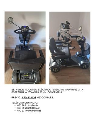 Scooter Eléctrico Sterling Sapphire 2