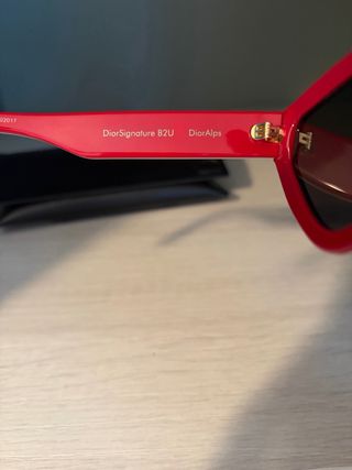Gafas de Sol Christian Dior Marrón y Rojo