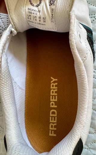 Zapatillas Fred Perry Blancas y Verdes