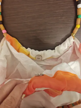 Borsettina leggera con manici in legno