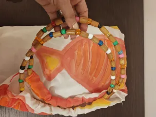 Borsettina leggera con manici in legno