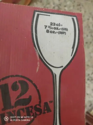 Docena Copas Cristal