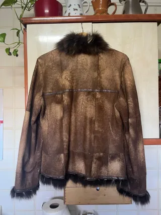 Chaqueta piel forrada rabbit