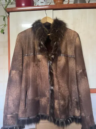 Chaqueta piel forrada rabbit