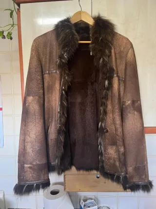 Chaqueta piel forrada rabbit