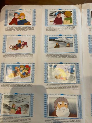 Libro de Cromos Heidi completo