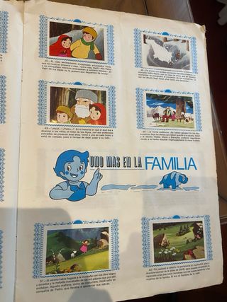 Libro de Cromos Heidi completo