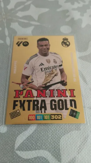 Cromo Panini Extra Gold Mbappé