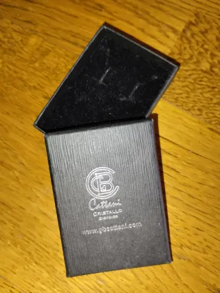 Colgante Cristal Dicroico Rosa