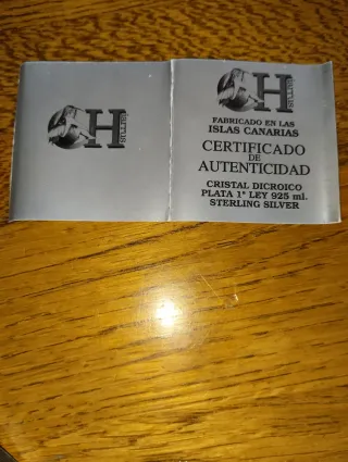 Colgante Cristal Dicroico Rosa