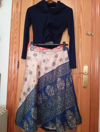 Lote falda pareo y camiseta