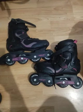Patines Oxelo Negro/Rosa Talla 41