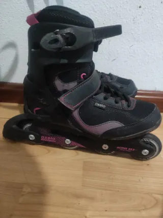 Patines Oxelo Negro/Rosa Talla 41