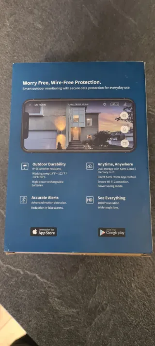 Cámara Vigilancia Kami Exterior Wire-Free