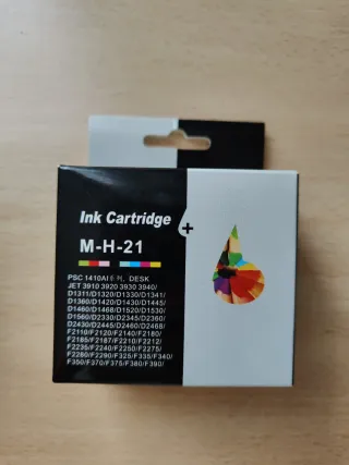 3 Cartuchos compatibles Tinta HP 21XL y 22XL