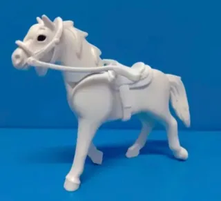 Playmobil Caballero Blanco y Caballo