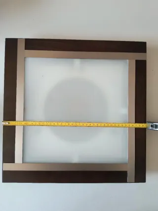 Lámpara de techo madera y metal