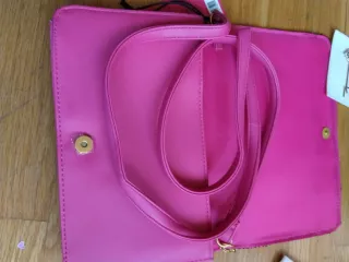 Bolso fiesta lentejuelas Juicy Couture negro/rosa