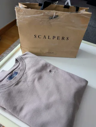 Sudadera Scalpers gris hombre