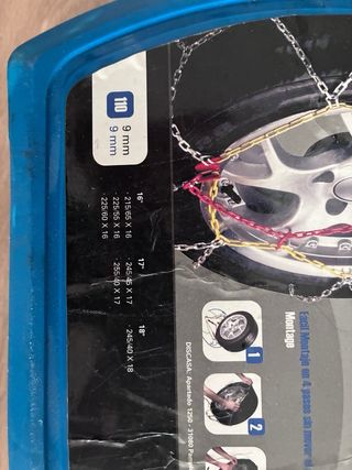 Cadenas Nieve Interruta 9mm Aro Flexible