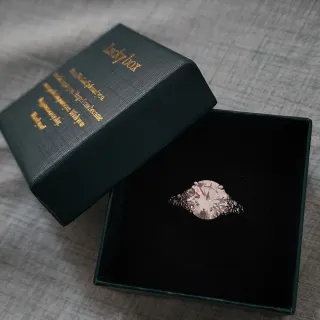 Anillo Plata con Circonita Grande