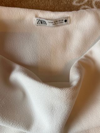 Minifalda blanca talla M Zara