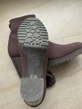 Botines marrones de tacón