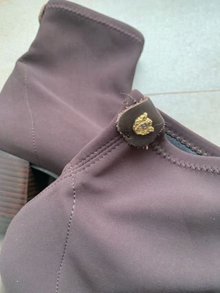 Botines marrones de tacón