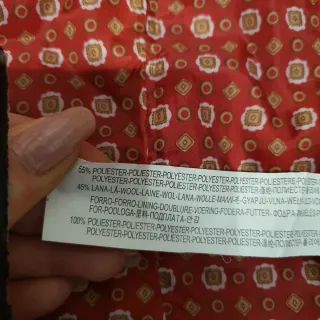 Chaqueta roja corta Talla S