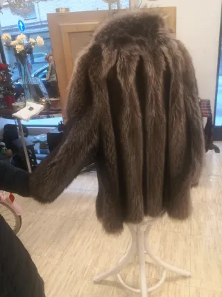 Chaquetón de marmota como nuevo.