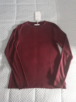 Jersey Springfield burdeos Talla S