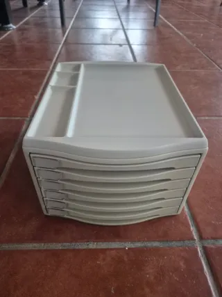 Archivador 6 cajones beige