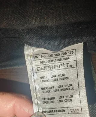 Borsa Carhartt cotone verde