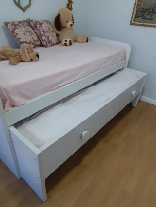 Cama nido con 2 camas y 2 cajones