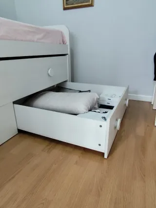 Cama nido con 2 camas y 2 cajones