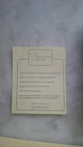 Lente d'ingrandimento placcata argento