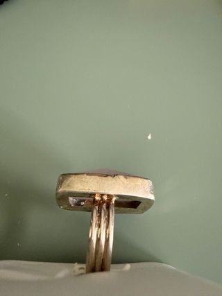 Anillo Plata 925 Cuarzo Rosa